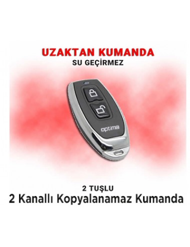 Optima 2 Kanallı Kopyalanamaz Uzaktan Kumanda