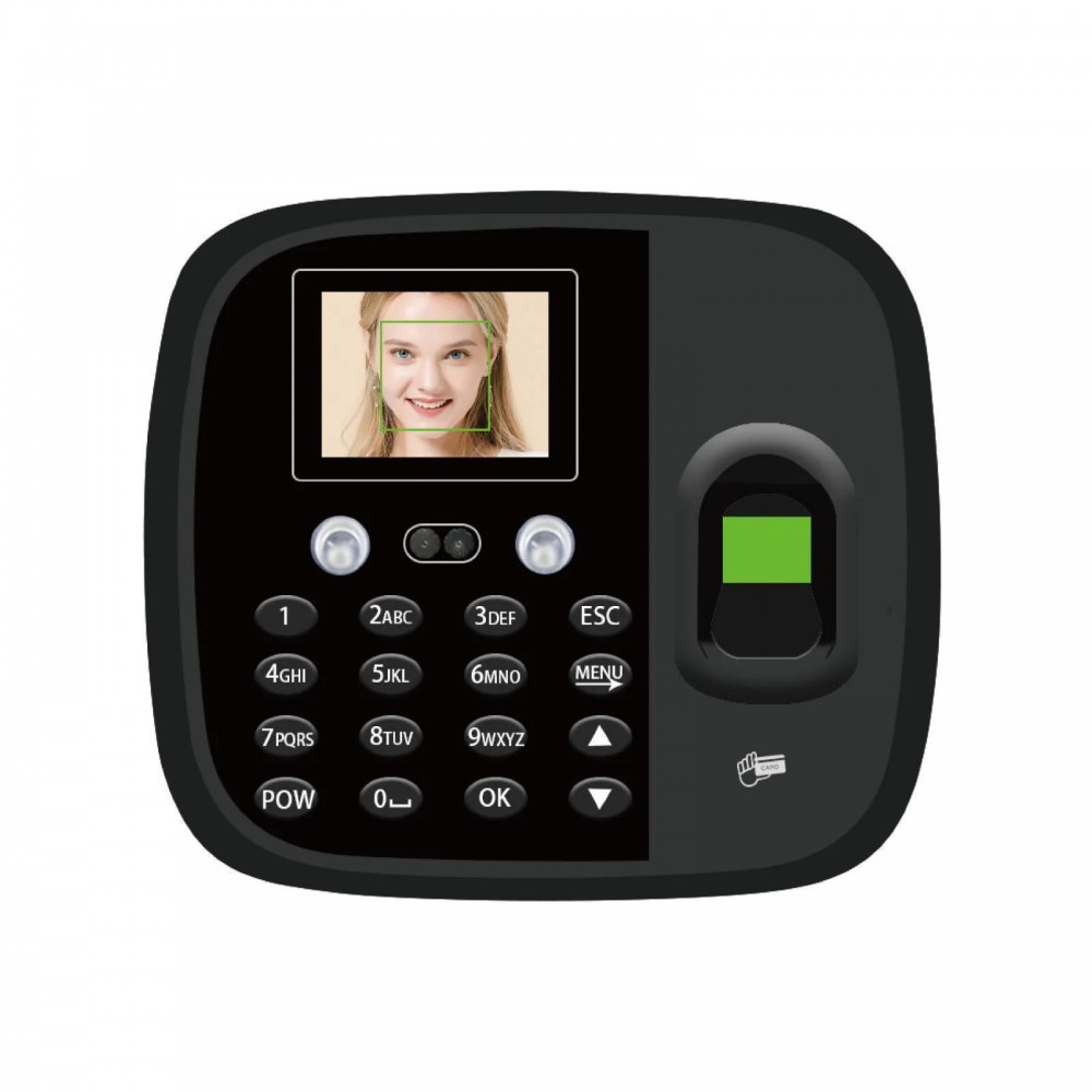 OTTO FACE 200 Yapay Zeka Yüz+Parmakizi+Kart+Şifre Tanıma Cihazı